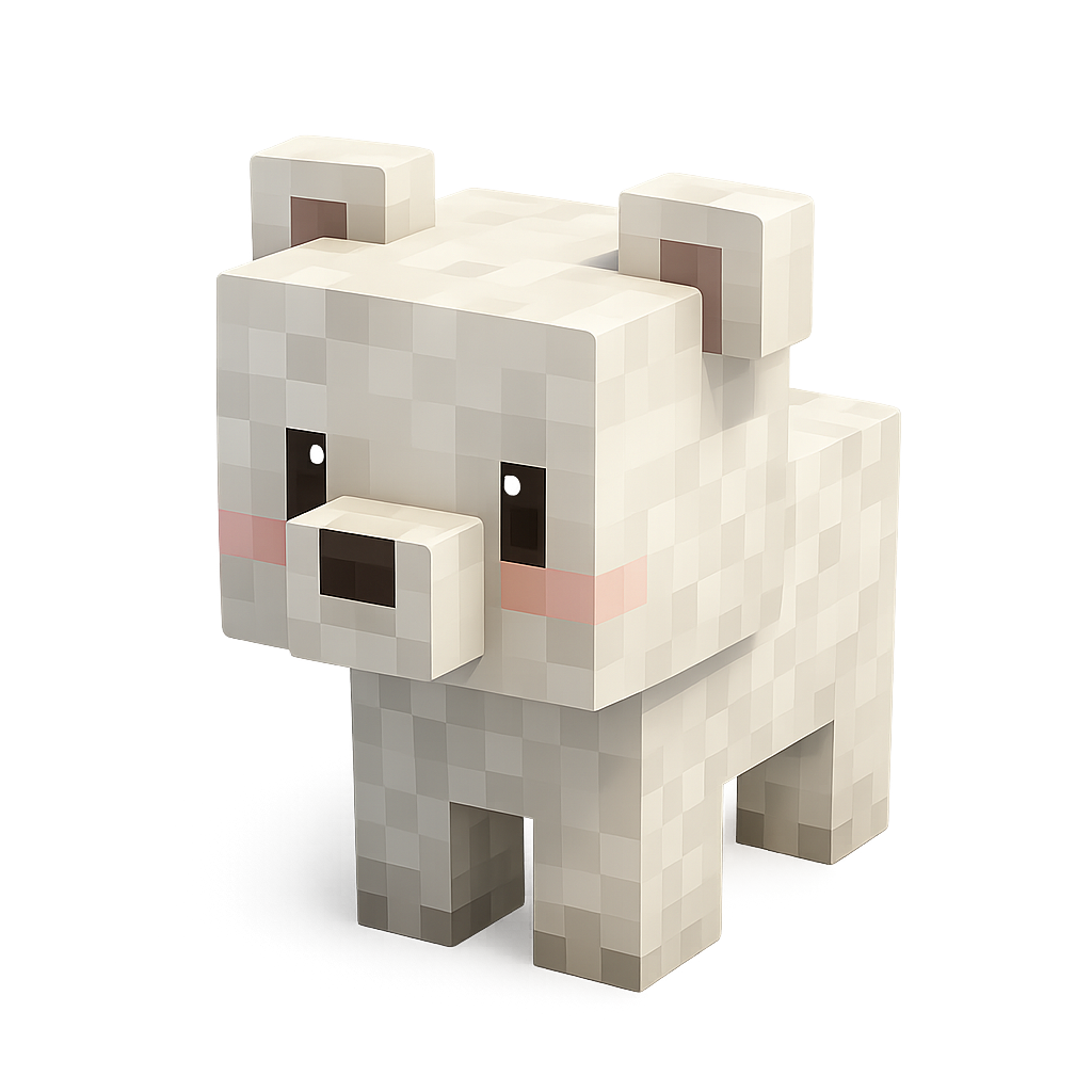 ❄️ Petit Ours Polaire — Pet cosmétique